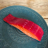 Navy Gin & Blood Orange Cured Salmon Lox