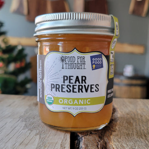 Organic Pear Preserves: Good Food Award Winner