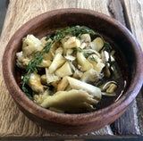 Smoked Local Pioppino Mushrooms