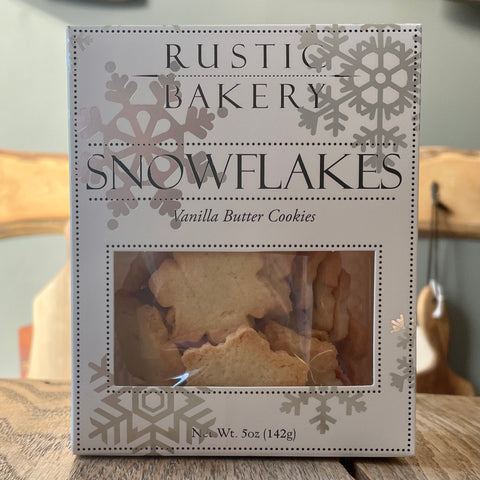 Holiday Snowflake Vanilla Butter Cookies