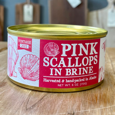 Pink Scallops In Brine